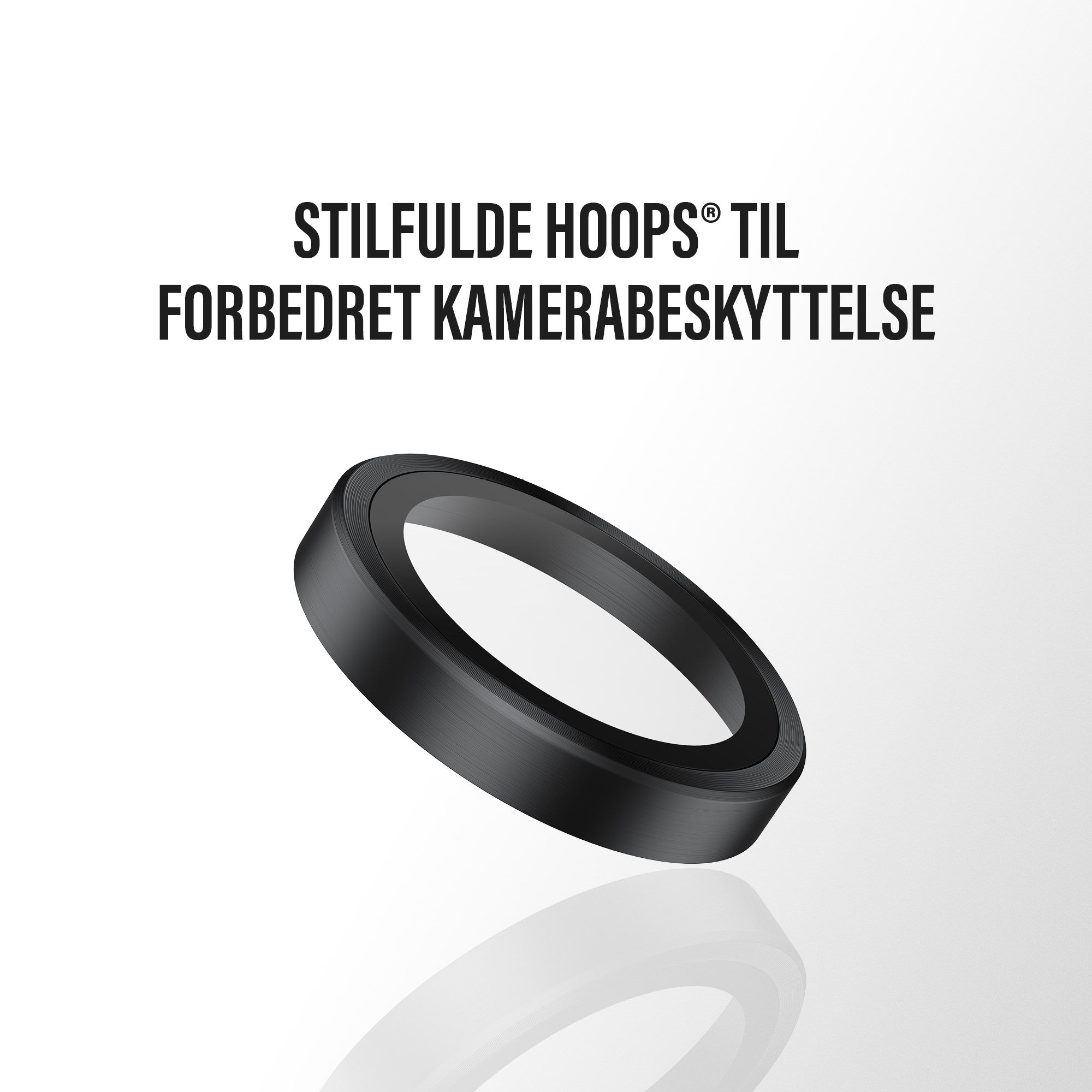 PanzerGlass® Hoops® Kameralinsebeskytter Sort iPhone Air